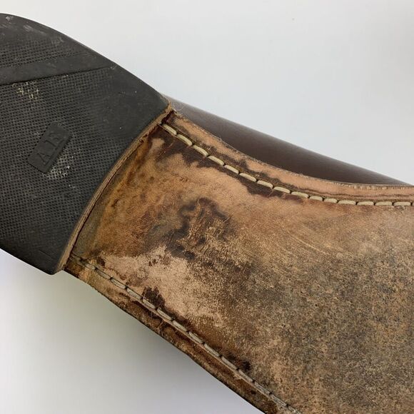 Allen Edmonds Woodstock Loafer Kiltie Moc Toe Slip On Brown Leather Men 9 E Wide